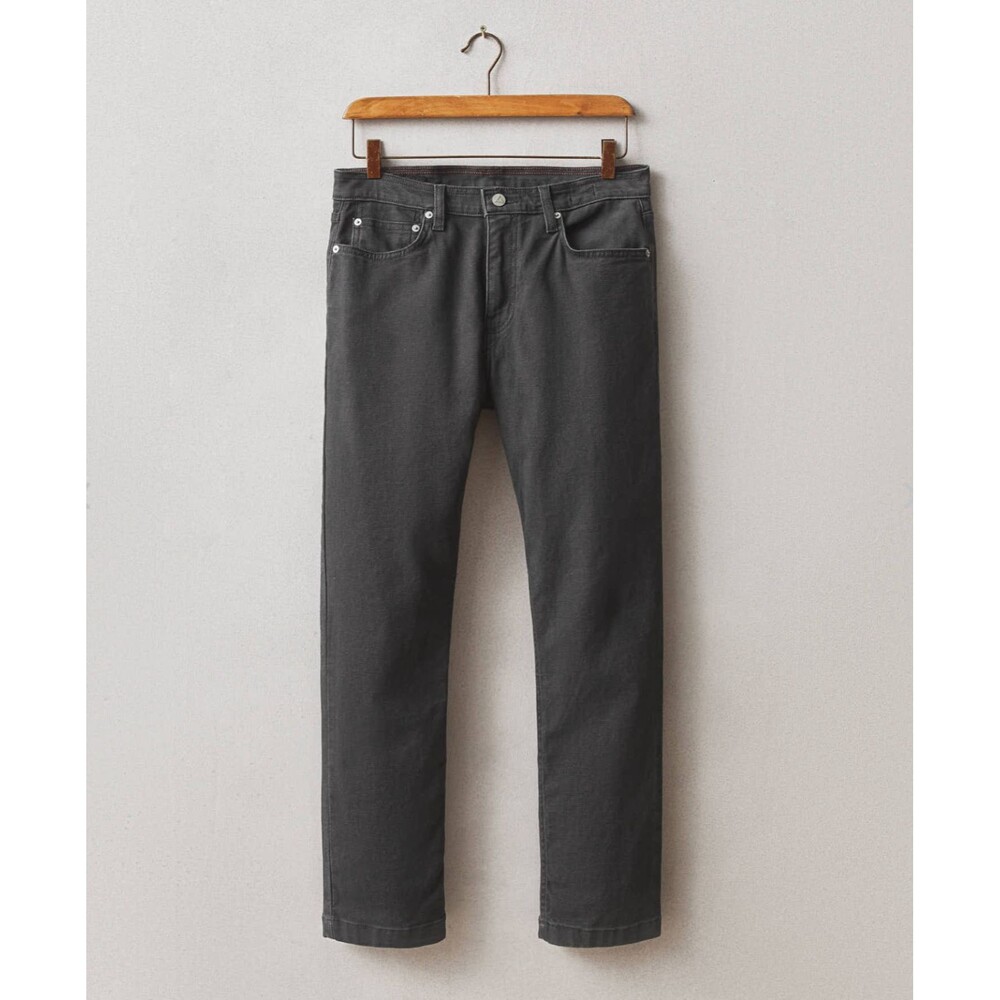 American Giant Roughneck Pants Mens 28x30 Cast Iron Gray Canvas Straight NEW